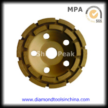 Double Row Cup Grinding Wheel for Polishing Concrete and Floor